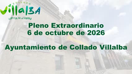Pleno Extraordinario...