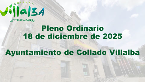 Pleno Ordinario 18.12.2025