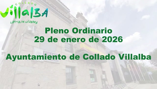 poster Pleno Ordinario 29.01.2026