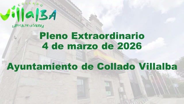 poster Pleno Extraordinario 04.03.2026