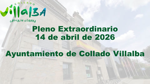 Pleno Extraordinario 14.04.2026